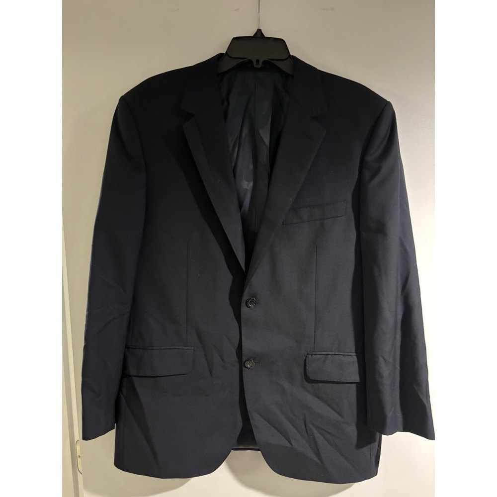 Joseph Bach Sartoriale Verona 52R Navy Wool Cashmere Blazer Super 150s Mens